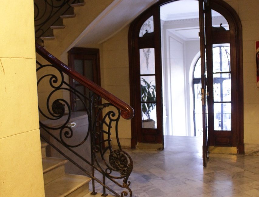 acceso a la escalera